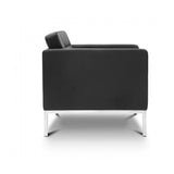 Chiarezza Luxe Lounge Chair, Bonded Leather