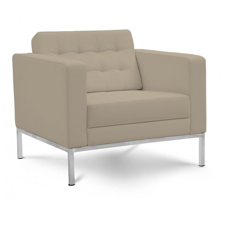 Chiarezza Luxe Lounge Chair, Bonded Leather