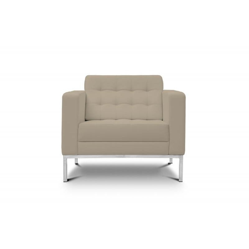 Chiarezza Luxe Lounge Chair, Bonded Leather