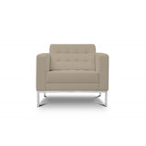 Chiarezza Luxe Lounge Chair, Bonded Leather