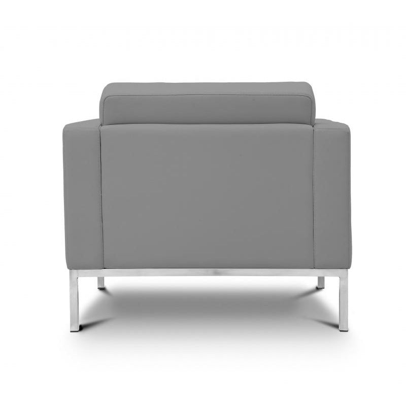Chiarezza Luxe Lounge Chair, Bonded Leather