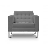 Chiarezza Luxe Lounge Chair, Bonded Leather