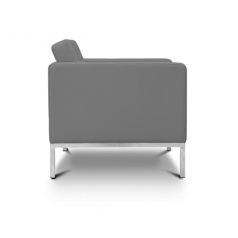 Chiarezza Luxe Lounge Chair, Bonded Leather