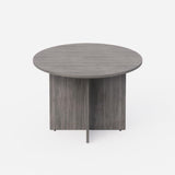 Sheridan 41" Round Conference Table, Stone Gray