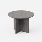 Sheridan 41" Round Conference Table, Stone Gray