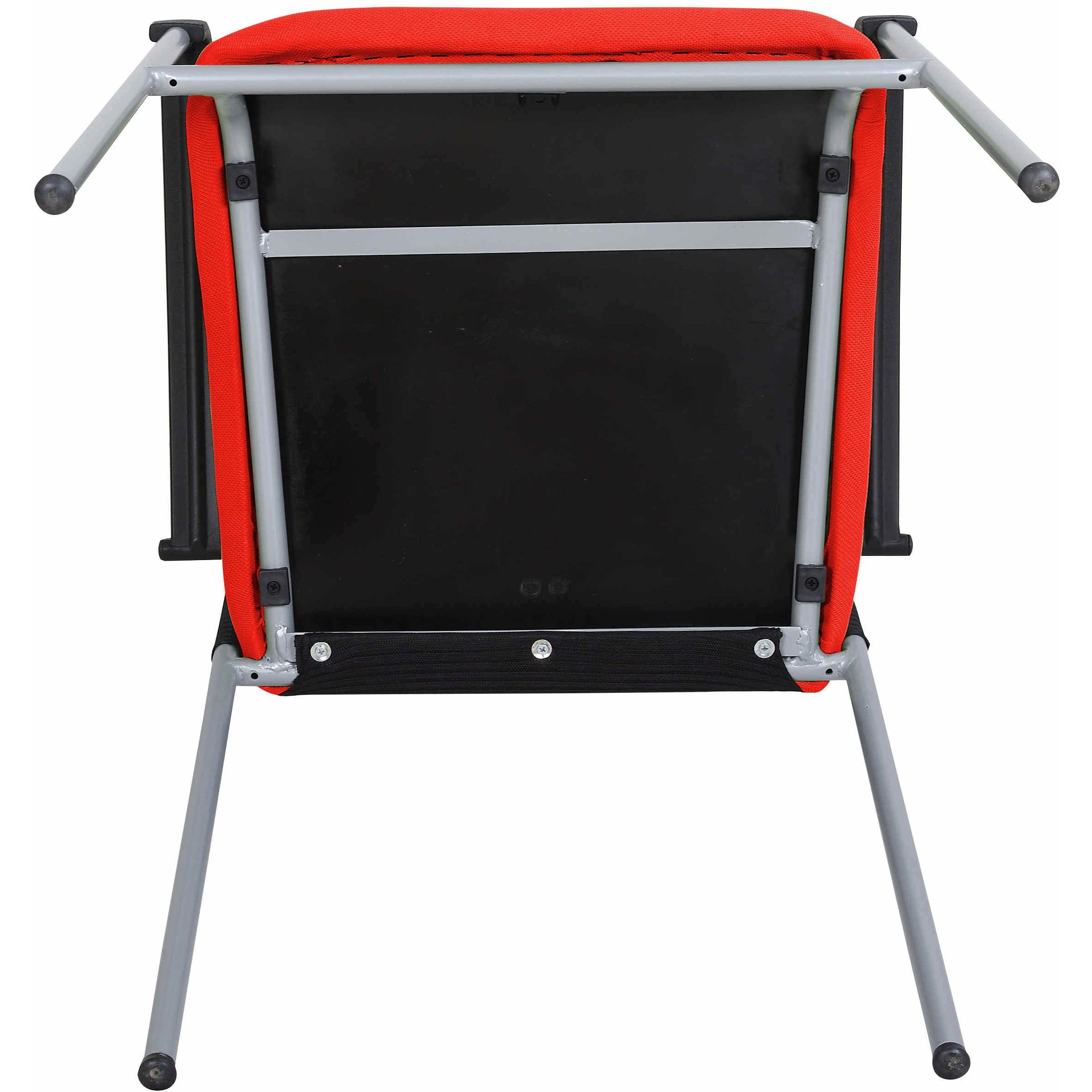 Weston Mesh Stackable Visitor Chair, Red