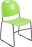 Samson Series 880 lb. Capacity Black Ultra-Compact Stack Chair