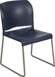 Samson Series Full Back Contoured Stack Chair with Sled Base