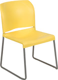 Samson Series Full Back Contoured Stack Chair with Sled Base