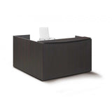Chiarezza Reception Desk with Laminate Transaction Counter