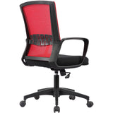 Haley II Ergonomic Mesh Task Chair, Rouge Red