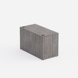 Sheridan Agent Desk with Locking Hanging Box/File Pedestal Drawers, 48"Wide x 24"D, Stone Gray