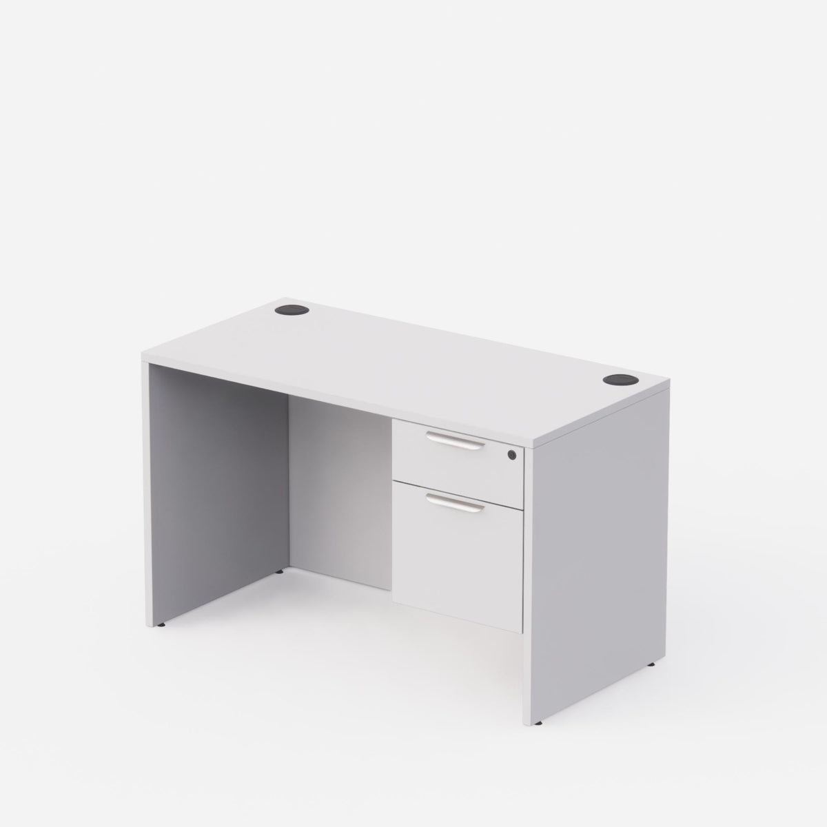 Sheridan Gen2 Agent Desk with Locking Hanging Box/File Pedestal Drawers, 48