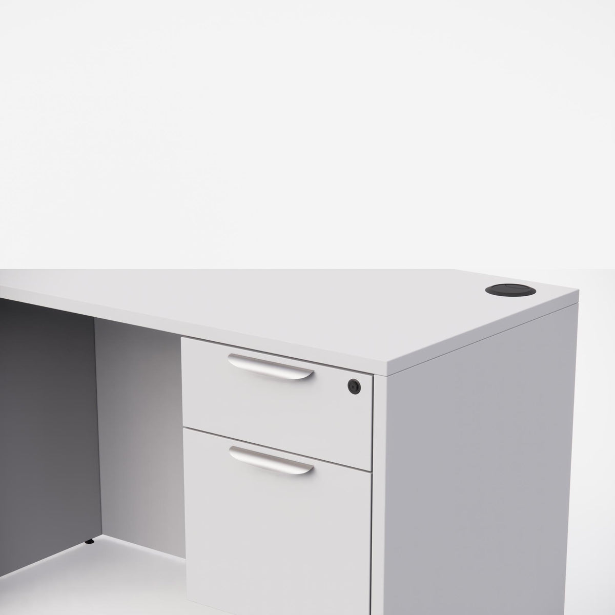 Sheridan Gen2 Agent Desk with Locking Hanging Box/File Pedestal Drawers, 48