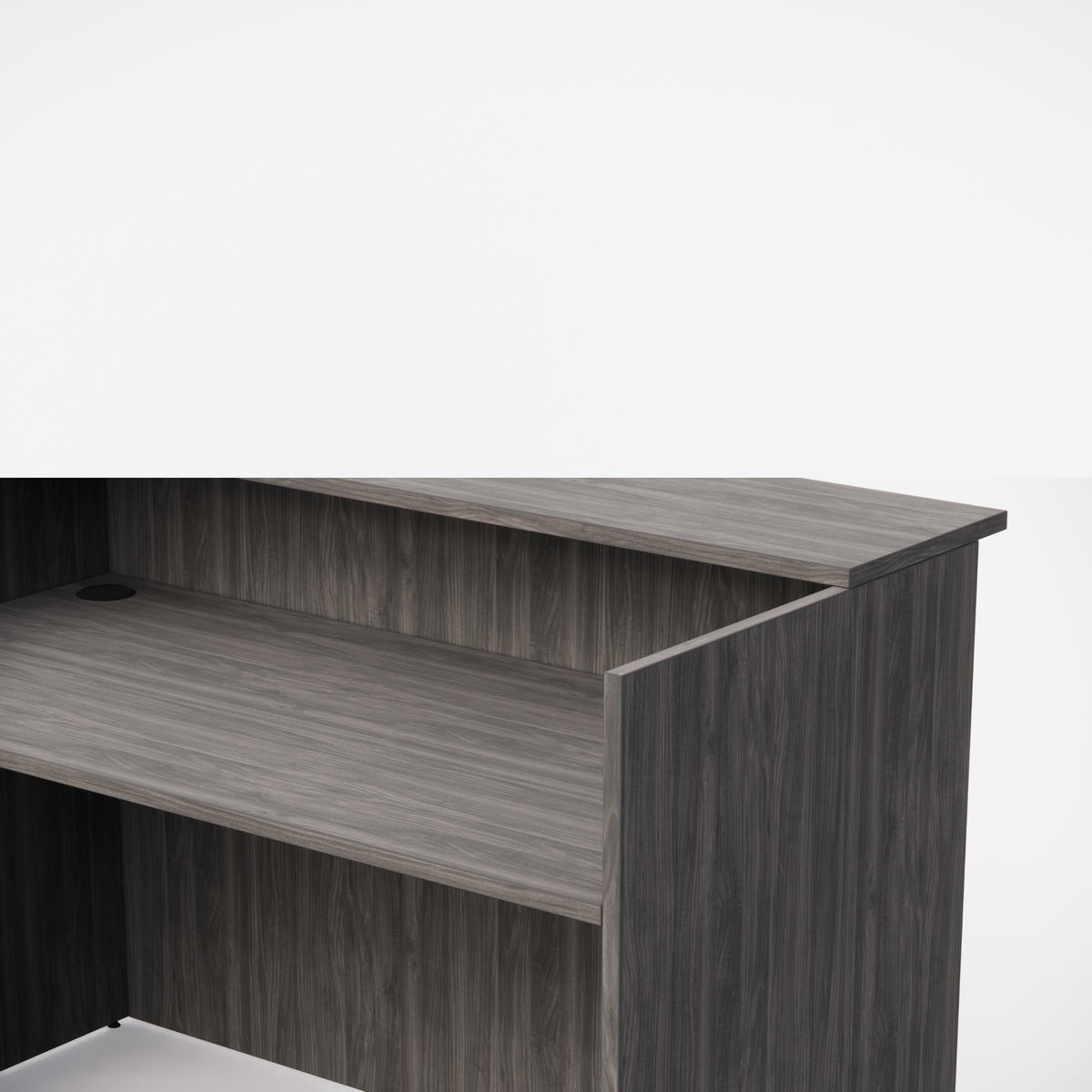 Sheridan 5-Ft. Reception Desk Shell with Rectangular Laminate Counter, 60