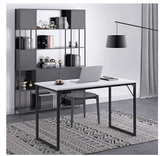 Coleshome Computer Desk 31", Modern Simple Style Desk for Home Office, Sturdy Writing Desk,White