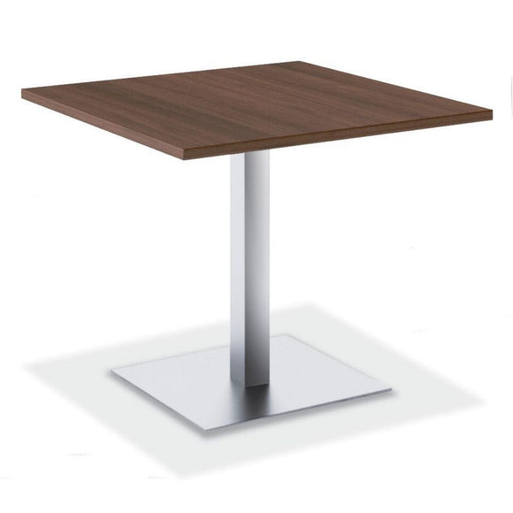 Empresario OX Reception Table, Silver Square Base