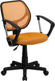 Low Back Mesh Swivel Task Office Chair with Arms