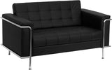 Samson Fitch Series Contemporary Leather Love Seat