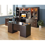 Sauder Outlet Office Port Executive Desk, Dark Alder
