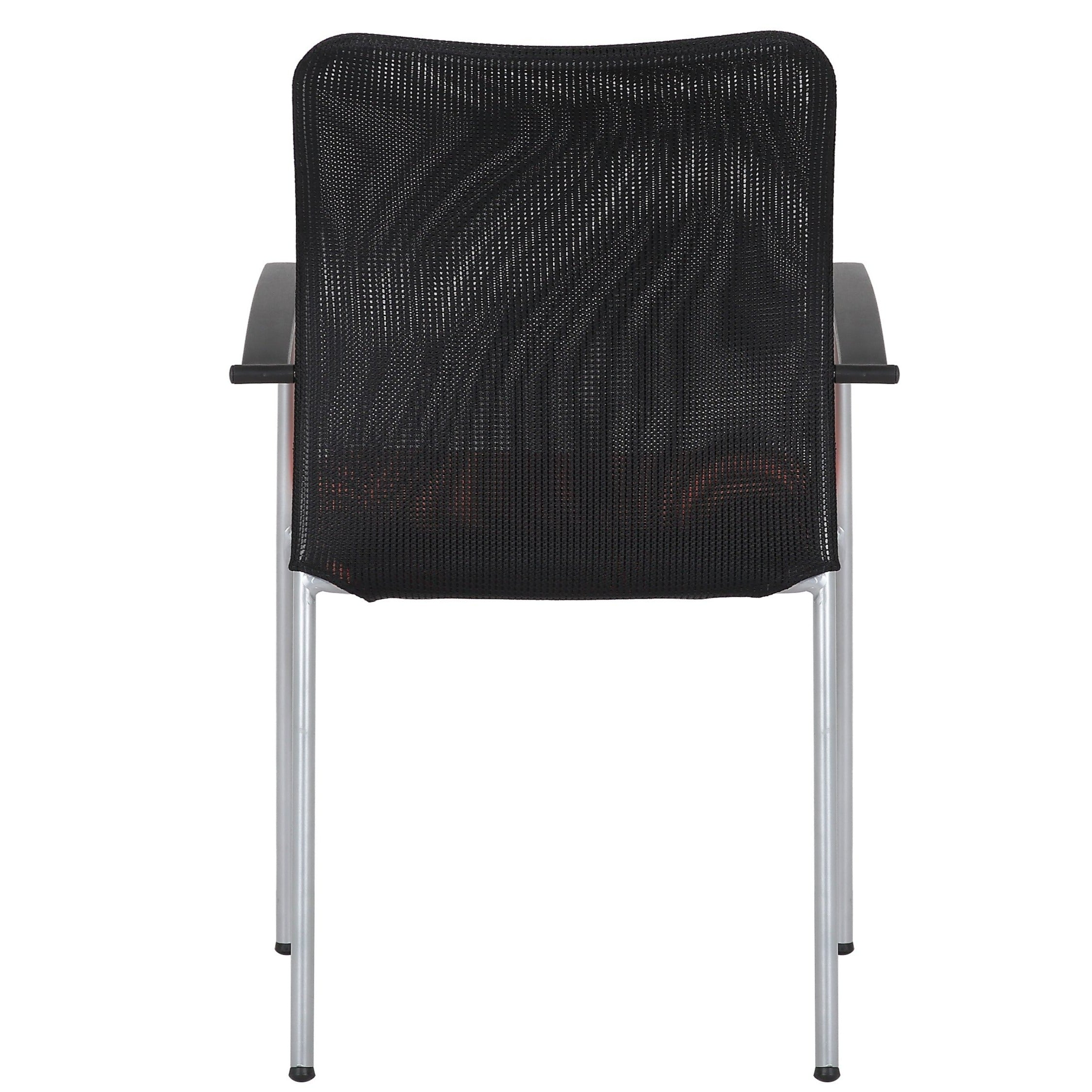 Weston Mesh Stackable Visitor Chair, Orange