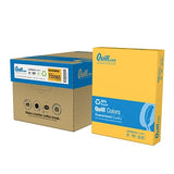 (Open Ream) Quill Colored Paper, 20 lbs, 8.5" x 11", Yellow Goldenrod (Case or Ream)