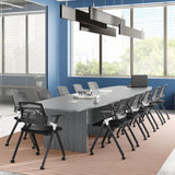 Empresario Boat Shaped Laminate Conference Table
