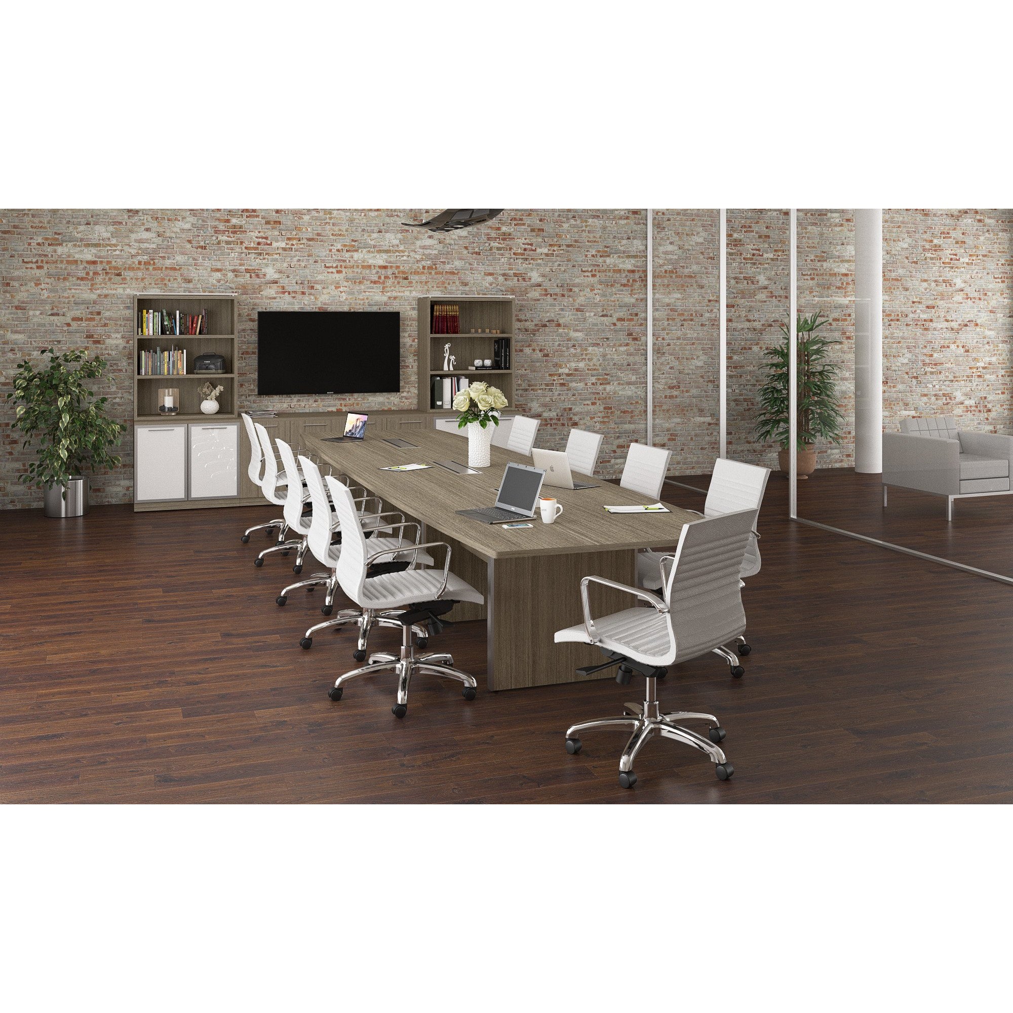 Chiarezza Deluxe Conference Table (8 ft, 10 ft, or 12 ft)