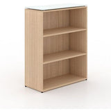 Chiarezza 41”H Bookcase with Glass Top
