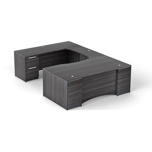 Chiarezza Double Pedestal U-Shaped Desk