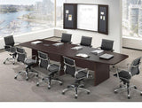Empresario Boat Shaped Laminate Conference Table