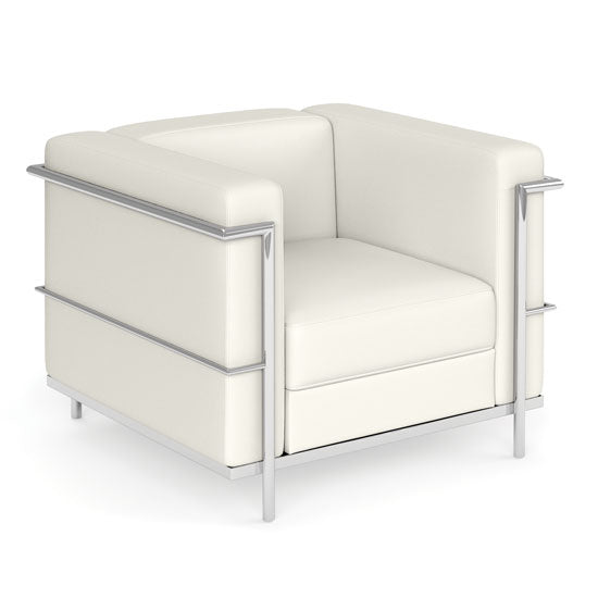 Empresario Trier Reception Club Chair w/ Chrome Frame