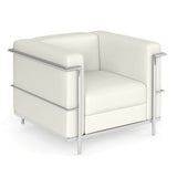 Empresario Trier Reception Club Chair w/ Chrome Frame
