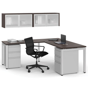 Lucid Workstation with Overhead Storage