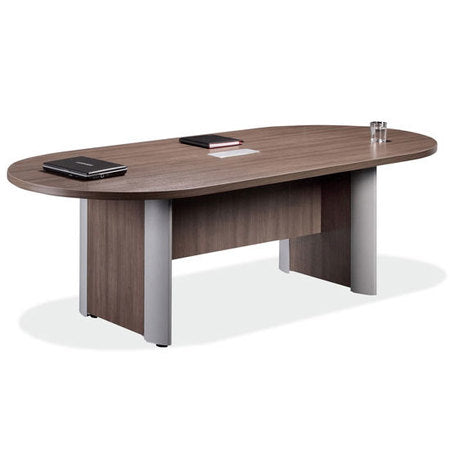 Empresario Oval RaceTrack Laminate Conference Table with Elliptical Style Base