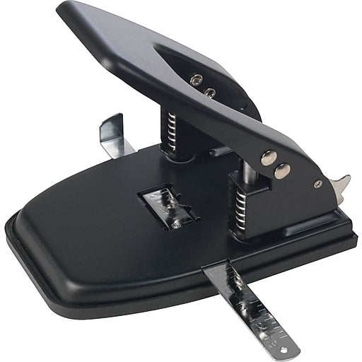 2-Hole Punch, 28 Sheet Capacity, Black