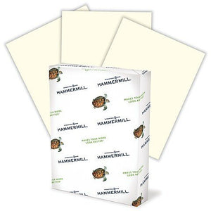 (Open Ream) Hammermill Colors Paper, 20lb, 8.5" x 11", Cream (Case or Ream)