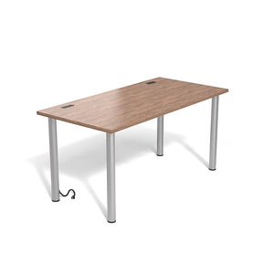 Essentials 60" Powered Writing Desk, Espresso
