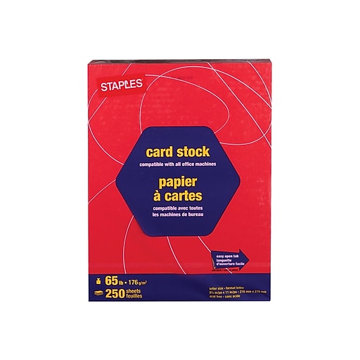 Brights Cardstock Paper, 65 lbs, 8.5
