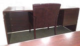 Pre-Owned 72" Mahogany Desk and Credenza Set